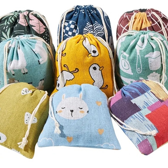 Corciosy Cloth Gift Bags 3S/3M/3L=9PCS - Picture 2 of 8